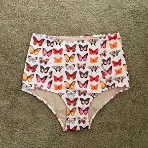 Kortni Jeane High Waisted Bottoms in Butterflies